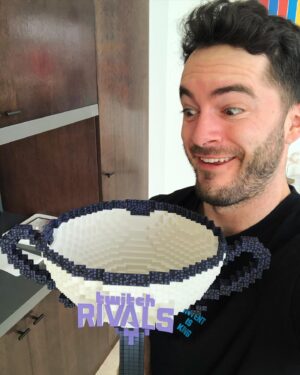 Jordan Maron Instagram - Got a pretty cool trophy for winning mvp in the twitch rivals @landonorris tournament a few weeks back