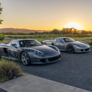Jordan Maron Instagram - Got to go on a super cool trip last week driving with a group of Carrera GTs through Northern California. Was great to have my dad able to join me to share the experience. My driving only made his back a little sore 😬 thanks for having me @luxuryrallyclub 
📷 @dco.photography
