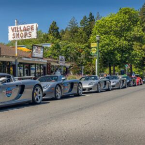 Jordan Maron Instagram - Got to go on a super cool trip last week driving with a group of Carrera GTs through Northern California. Was great to have my dad able to join me to share the experience. My driving only made his back a little sore 😬 thanks for having me @luxuryrallyclub 
📷 @dco.photography