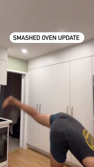 Jordan Watson Instagram - Smashed oven update 
#fail #breakdance4lyf