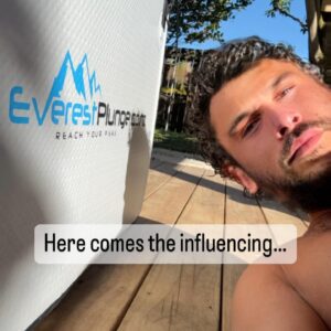 Jordan Watson Instagram - WARNING: A professional Influencer is about to Influence you. You may suffer from involuntary influence. You have been warned…
I’ve jumped on the Ice Bath bandwagon and am loving this new beast. The Everest Plunge. No ice required. The water cooler can set the water temp to whatever you need. Say good bye to buying or trying to make ice. 
Check them out @everestplunge 🤙🏼
#influencer #ad #icebath #iceplunge #everestplunge