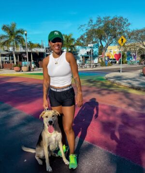 Jordan Whitley Instagram - february fun, fits, friends, and fur babies