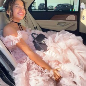 Jordyn Curet Instagram - more from the @wonkamovie 🍫✨💕
.
.
.
.
.
#jordyncuret #mayhementertainmentpr #wonka #wonkamovie #timotheechalamet #calahlane #itsmilladress #milladress