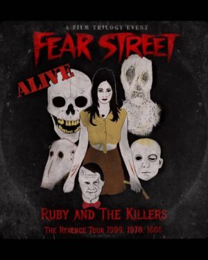 Jordyn DiNatale Instagram - This artwork though..!
Created by #fearstreet head vfx make-up artist @cnelsonfx 
.
.
.
#netflix #fearstreetkillers #rubylane #themilkman #billybarker #skullmask #thegrifter #tommyslater
