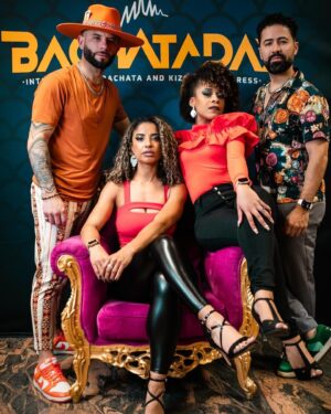 Jorge Burgos Instagram - This is a Dream Team ✨Unleashing our island vibes and Bachata magic, the Island Touch Pro crew is simply fire on and off the dance floor. 🔥#BachataMasters #IslandSquad #DanceDuo 
🤍@ataca_official @laalemana_official 
🤍@eltigueremambo @biancad_popiwa