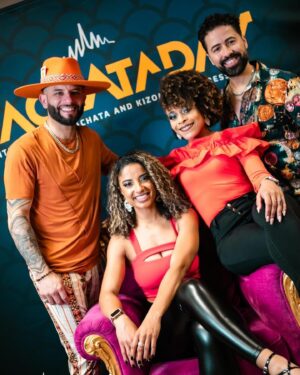 Jorge Burgos Instagram - This is a Dream Team ✨Unleashing our island vibes and Bachata magic, the Island Touch Pro crew is simply fire on and off the dance floor. 🔥#BachataMasters #IslandSquad #DanceDuo 
🤍@ataca_official @laalemana_official 
🤍@eltigueremambo @biancad_popiwa
