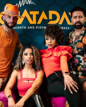 Jorge Burgos Instagram - This is a Dream Team ✨Unleashing our island vibes and Bachata magic, the Island Touch Pro crew is simply fire on and off the dance floor. 🔥#BachataMasters #IslandSquad #DanceDuo 
🤍@ataca_official @laalemana_official 
🤍@eltigueremambo @biancad_popiwa
