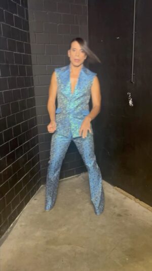 Jorge González Instagram - Having fun @letsdance  #dance #hair @irina_kuss #fashion @jose_benedi_fashion #letsdance