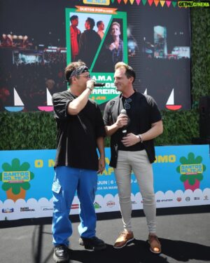 Jorge Guerreiro Instagram - Há um  mês fui convidado para dar voz ao Hino dos @santosnotejo e hoje foi a apresentação do evento🥳
Podem ouvir várias vezes na @radiocomercial 😎
Obrigado @andrehenriquesmusic 🙏 fiquei muito orgulhoso 🙏
📸 @marcofonseca_photo