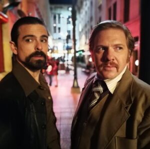 Jorge Luis Moreno Instagram - Presentando a Joe y Thompson en @elbarontv Estreno martes 29 de enero 10pm/9c por @telemundo 📸@kornel_doman