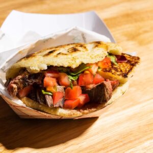 José Andrés Puerta Instagram - If you live in Washington #DC and have never tried @arepazone…what are you waiting for people?!! For episode 3 of my new @masterclass series exploring the many ways food connects us, I joined founders Gaby and Ali in the kitchen @lacosechadc for all things arepas…we talk about the history, show you how to make them, and of course taste a few along the way! Head to the link in my bio – masterclass.com/joseandres to watch now.