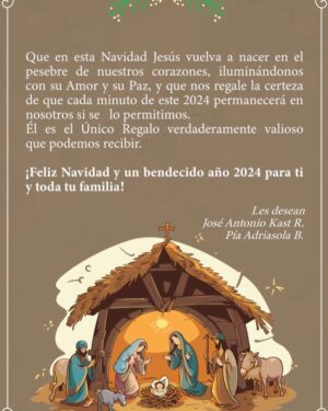 José Antonio Kast Instagram - Feliz Navidad !!