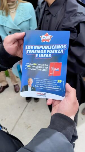José Antonio Kast Instagram - ¡Comenzó la Gira A Recuperar Chile!
Esta semana estuvimos junto a @joseantoniokast, @martin.arrau y los candidatos @francesco_venezian, @antonella.pecchenino y @rgonzalezcamus informando a los vecinos de Viña del Mar de las propuestas republicanas 💪🇨🇱

Además, nos acompañaron los diputados @barchiesi.diputada y @sanchezdiputado.
La Fuerza de Chile está activa 💪🇨🇱