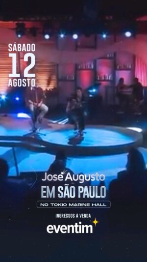 José Augusto Instagram - Alô amigos de São Paulo! Nós temos um encontro marcado no dia 12 de Agosto no @tokiomarinehall 

Te vejo lá!

#joseaugusto