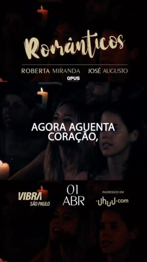 José Augusto Instagram - É dia 01 de Abril, na @vibrasaopaulo com @robertamiranda !

Você não pode perder a tour #romanticos