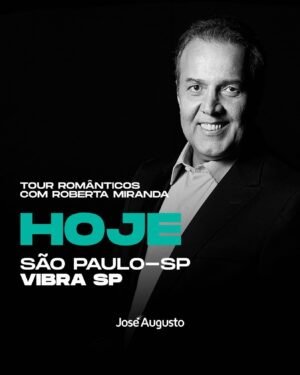 José Augusto Instagram - É hoje! Turnê Românticos 💙 junto com @robertamiranda na @vibrasaopaulo 

Vai ser lindo! 🎶💥

#joseaugusto