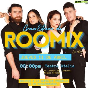 José Luis Badalt Instagram - JUEVES 11 de ABRIL “GRAN ESTRENO” 
.
Una comedia de enredo con tintes dramáticos que te hará recordar cuando saliste de casa por ir en busca de tus sueños. 

No te la puedes perder!!!

Boletos a la venta en Taquilla y en Ticketmaster. 
#cdmx #teatrocdmx #carteleracdmx #cartelerateatral