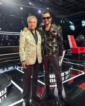 José Luis 'El Puma' Rodríguez Instagram - Encantado con este traje que hicieron mis amigos de @thehouseofsuitsmiami de manera exclusiva para las presentaciones de @thevoicechilevision