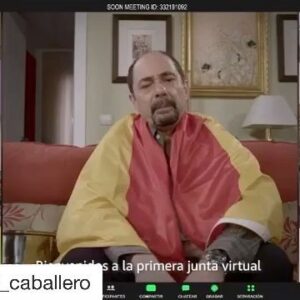 José Luis Gil Instagram - #Repost @alber_caballero with @get_repost
・・・
Para celebrar el estreno de #LQSAT12 en Amazon @primevideoes , nuestra primera junta on line.