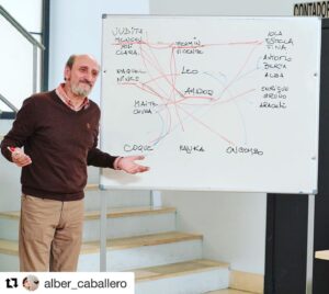 José Luis Gil Instagram - #Repost @alber_caballero with @get_repost
・・・
Le hemos prestado a Enrique la pizarra de los guionistas para que pueda mostrarle a los vecinos qué ha pasado en estos 170 capítulos. #LQSAT12 el 29 de mayo en Amazon @primevideoes @jose_luis_gil_sanz