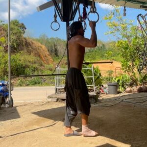 Joseph Angelo Instagram - When I broke my ankle in December, the doctor told me that I needed 2 metal screws inserted into my bone and if I don’t go through with the surgery then I might never fully heal. 

The recovery time will take at least 4-5 months not including 8 weeks physiotherapy, and the damage will cost me over 200K (ur boy don’t have health insurance lol)

I then went to visit this man (left) and he told me that if I skip surgery and spend sometime with him instead, then in a months time I’ll be able to walk again guaranteed..

Now who do you think I’m going to listen to? The actual doctor with a PhD in orthopedics, that works at a prestigious private hospital? OR the man with a fat belly?

Then you’re damn right I’m going to choose the fatman.
I told him I’m putting my whole faith in him and that I’ll bite my tongue, endure the pain and do WHATEVER he tells me

- Walk in circles (on broken foot)
- Foot presses with his feet (on broken foot)
- Foot rubs with “magic sauce” oil
- Daily intake of vitamin c-lookalike pills (could be placebo)
- Tickle fights (don’t ask)

In over 1 month, I was able to walk and run normally again.
It’s now been 4 months and I’m 100% recovered 💪🏽💯

Would I recommend this treatment to you? Yes and No.
It really depends on the severity of your injury.

But I do recommend to always see a doctor and get a second opinion from a qualified specialist. Health should always be NUMBER 1 priority, because no amount of money can buy that back once it’s gone. With that said, I chose to take a leap of faith (I already took a leap off a cliff to get here, so why the fuck not)

And the crazy thing about all of this, is that his service is free. He even let me rub his pot belly for good luck 🍀

Thank you fat belly man x