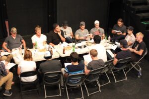 Joseph Mazzello Instagram - Wow. Three years since Undrafted came out. What an amazing experience directing my first feature with an incredible cast of people that I will always love and adore. Here are some behind the scenes pictures including our very first read through of the script and the times we’d spend together after work. I wish I took so many more! Thank you to everyone here on Instagram who has seeked out and supported this film. Every message I get about Undrafted warms my heart. Nothing means more to me than that, truly. And if you haven’t had a chance to see it yet there is a link in my bio! #undrafted