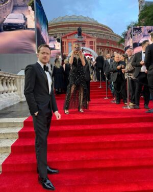 Joseph Mazzello Instagram - No Time To… Fly home because I’m having too much fun with @benhardy in London. Thank you @dsquared2 for making me feel like James Bond for a night! #notimetodie