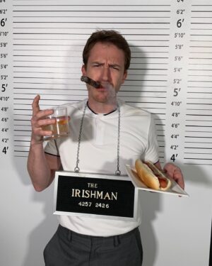 Joseph Mazzello Instagram - Was lucky enough to go to #theirishman premiere last night. It’s a full blown masterpiece and possibly Scorsese’s greatest film ever which seems impossible. Go see it.