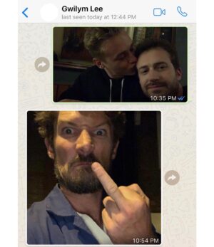 Joseph Mazzello Instagram - Essentially how every conversation between the three of us goes in some configuration or another.
