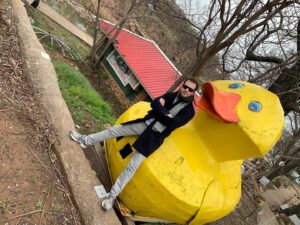 Joseph Mazzello Instagram - Weird and wistful day. Like all other films, our duck movie was shut down for the time being. Proud of this amazing cast and crew who lived by our motto “the show must go on” for as long as we could. We will be back together when safer times re-emerge. For now, I take to the road, heading home.