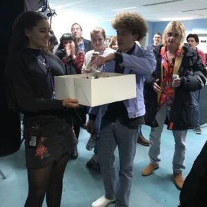 Joseph Mazzello Instagram - #tbt to my Borhap Birthday. Photo cred: Cardboard Ben.