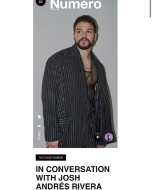 Josh Andrés Rivera Instagram - Thank you for having me @numero_netherlands 

@davidyurmanmen 
📸 by @ben_cope 
Styling: @mrenriquemelendez & @auntfunkyscloset 
Grooming: @thisisbabe