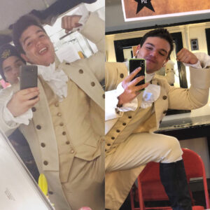 Josh Andrés Rivera Instagram - Side by side of my first and last performances of Laurens and Mulligan respectively. For those of you who don’t know, yesterday I had to say goodbye for now to an experience that has brought me great joy and growth for nearly two years. It has been an absolute pleasure telling this story to people around the country. Thank you to everyone that has been with me on this ride and thank you to everyone who has witnessed and supported it. Very excited to share what’s coming next. For now, much love and have a happy new year. 🎊🎈🎆 @hamiltonmusical 
#hamilton #hamiltour #happynewyear