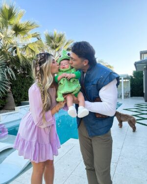 Josh Brueckner Instagram - Rapunzel, Flynn, and pascal are ready for Halloween👻👑