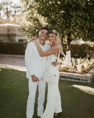 Josh Brueckner Instagram - I love you babe, today’s the day. Can’t wait to promise myself to my best friend❤️ 
#jatiewedding #wedding #married
