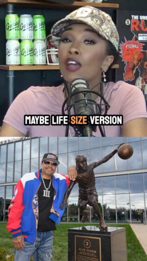 Josh Cribbs Instagram - ⛹🏽‍♂️ THE ANSWER DESERVES BETTER ⛹🏽‍♂️

The 76ers need to redo that Allen Iverson statue and give him one worthy of what he did for the city of Philadelphia‼️

#alleniverson #ai #statue #rocky #philly #philadelphia #76ers #philidelphia76ers #nba #nbastats