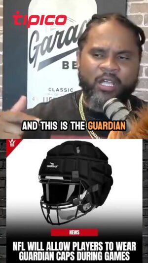 Josh Cribbs Instagram - Will NFL games ever feel the same with players wearing guardians on the field? ⛑️🤔

Presented by: @tipico 

#nfl #guardian #nflfootball #nflnews #nflhelmets #playersafety #safety #concussion #explorepage #explore #explorepage✨