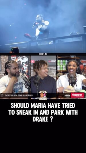 Josh Cribbs Instagram - Should Maria Have Tried to Sneak in & Park with Drake? #Drake #Cleveland 🎙️
