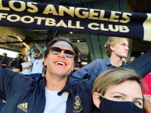 Josh Dallas Instagram - @lafc!!! #losangeles #losangelesfootballclub #ginnifergoodwin 😍 ⚽️