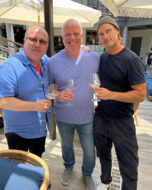Josh Holloway Instagram - Loving my friend Mike’s new place @localmontecito…  and it’s always inspiring to meet an amazing wine maker! Thank you Mike Sheldon and Paul Lato for the delicious food and wine— let the good times roll :)