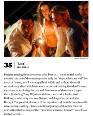 Josh Holloway Instagram - thank you @rollingstone #lost #badrobot #rollingstone #bestofthebest