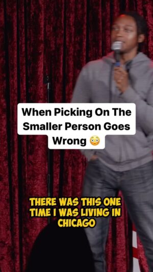 Josh Johnson Instagram - When Picking On The Smaller Person Goes Wrong. 😳