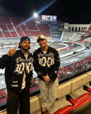 Josh Leyva Instagram - Excited to be kicking off our partnership with @nascar this season at the #buschlightclash and apoyando a los Latinos that are part of the sport. 🏁 Make sure to catch the the next big race, the #Daytona500 on Feb 18!! #NASCARPartner #LABatallaEnElColiseo