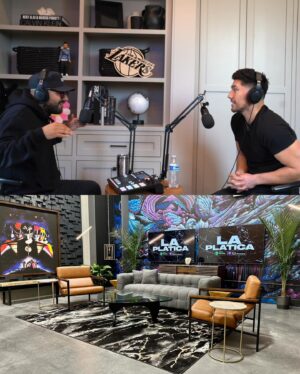 Josh Leyva Instagram - NEW STUDIO WHO DIS 🥇🇲🇽🎙️🌎

The La Platica boiiz have officially moved into their new stuuu! 🎉🍾🔥

None of this would be possible without your continuous love and support 🥹🫶🏽 Los amamos mucho y nos vemos en la próxima La Plática 3.0 MAHBAHHH💯

Studio tour video on YouTube now 🚨