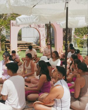 Josh Leyva Instagram - Hosted a @tastesalud Malibu wellness retreat in celebration of our new upcoming flavor Guayaba | Guava Hydration   Immunity 

Thank you to everyone who made it out, the incredible Salud team and the amazing contributors who made this event possible and unforgettable🥹🫶🏽

Planning   Design: @stay.goldendesign 
Fabricator: @thejoyhaven 
Florist: @floralbydom 
Rentals: @sweetsalvagerentals 

Açaí Bowls: @lolisminipancakes 
Bar: @liquidcouragela 
Catering: @moderno.cocina 

Sound Bath   Reiki: @cosmicmimi 
Yoga: @shantani.moore 
Aura Photography: @haloauragraphic 
Henna : @mysticartsco
