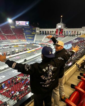 Josh Leyva Instagram - Excited to be kicking off our partnership with @nascar this season at the #buschlightclash and apoyando a los Latinos that are part of the sport. 🏁 Make sure to catch the the next big race, the #Daytona500 on Feb 18!! #NASCARPartner #LABatallaEnElColiseo