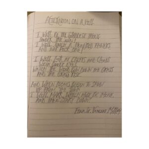 Josh O'Connor Instagram - AFTERNOON ON A HILL - EDNA ST. VINCENT MILLAY