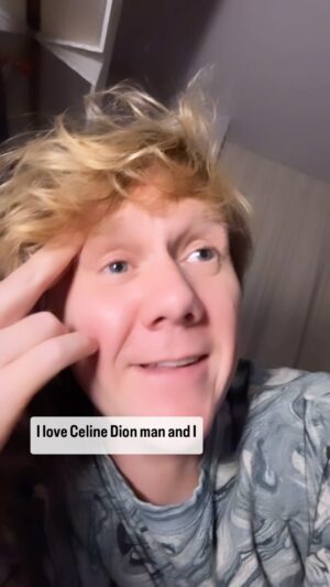 Josh Thomas Instagram - Not my Celine Dion!