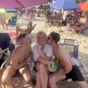 Josh Thomas Instagram - 🇧🇷🇧🇷🇧🇷🇧🇷
They were right to tell us to ‘come to Brazil’ they were wrong to tell us we couldn’t walk home on Copacabana beach at sunrise.
Thanks Rio! We had a beautiful time! We rampaged! We ate! We did gay kissing! We looked at stuff.
#Brasil

(Reposted because it was so low res but it’s still low res.)