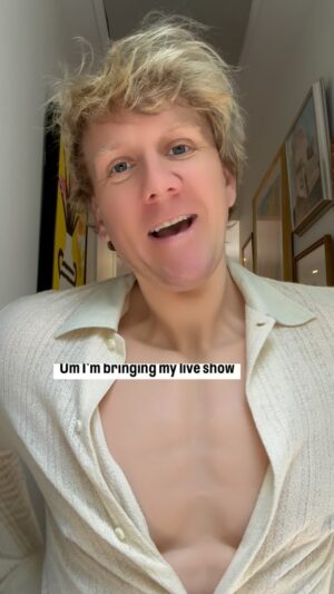 Josh Thomas Instagram - NEW YORK! I’m starting my live show ‘Let’s Tidy Up’ there on Wednesday!

Then LONDON, CAMBRIDGE, BRISTOL, BRIGHTON, MANCHESTER and the EDINBURGH FRINGE.

#Audhd #tidy #LGBT #autism #comedy
